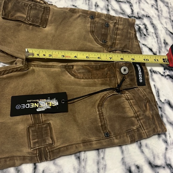 New with tag Tigers Eye Cargo  Jeans Serenede Size 10 Kids Denim . - Picture 10 of 16